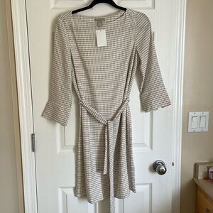 H&M houndstooth shift dress
